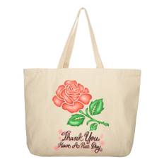 MARKET, Taske, Herre, Beige, ONE SIZE, Bomuld, Kanvas Tote Taske med Front Print