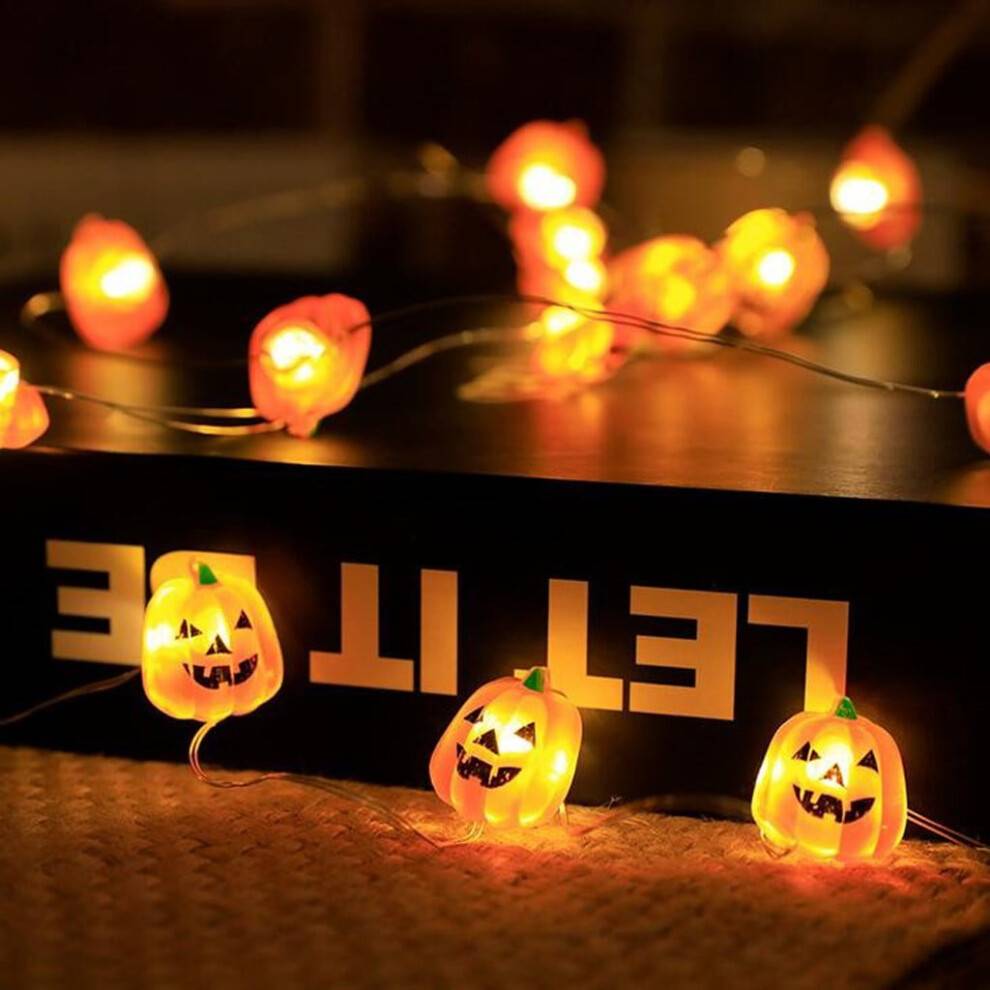 Kiplyki Partihandel Ny LED Halloween-serie ljusslinga pumpaformad koppartrådslampa
