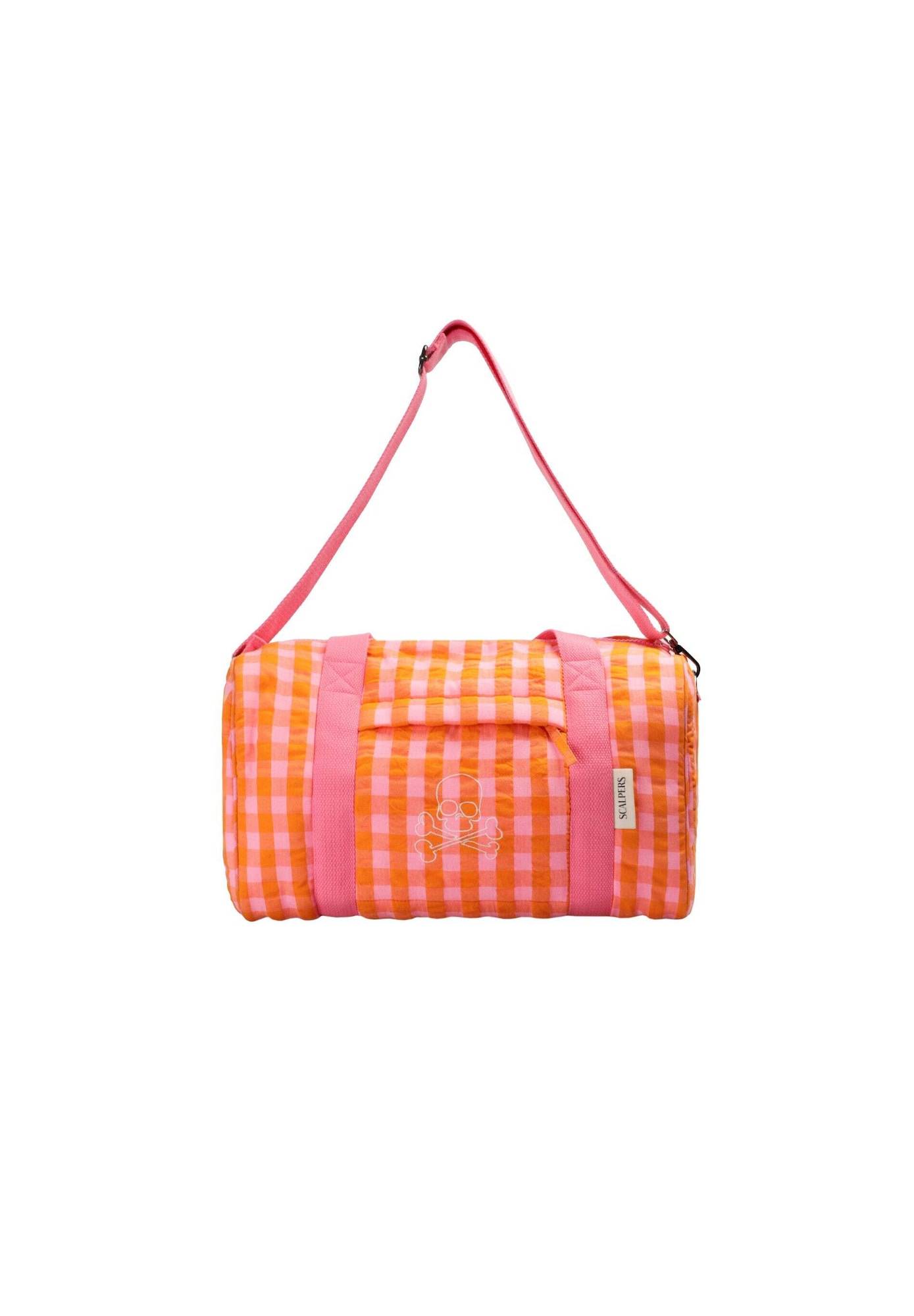Scalpers Taske 'Lou Vichy '  orange / pink