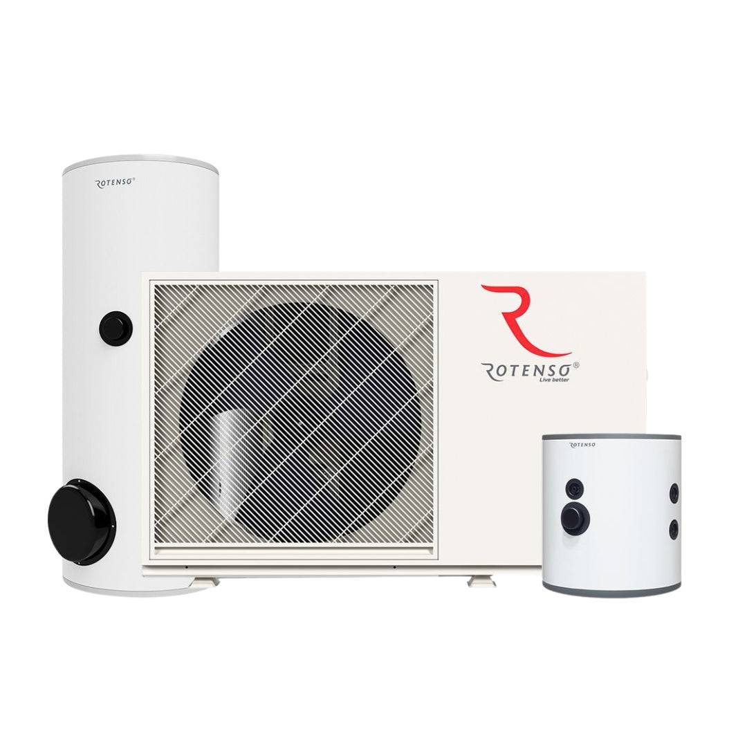 Rotenso 8kW Airmi Paket Monoblock luft-vattenvärmepump