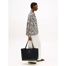 TH Monogram Plaque Tote Bag - CLASSIC BEIGE - One Size