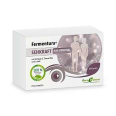 Aura Natura Fermentura Sehkraft - Augen Vitamine - Lutein Zeaxanthin Kapseln mit Pflanzlichem Omega-3 & Vitaminen A, B2, C, D | 60 Augen Kapseln
