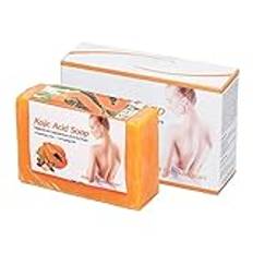 TMISHION Kojic Acid Soap Dark Spot Remover Skin Valitic Kojic Acid Papaya Whitening Herbal Bars för Unisex Gurkmeja Tvål för Ansikte och Kropp Kojic Acid Tvålar Solid Soap Bars