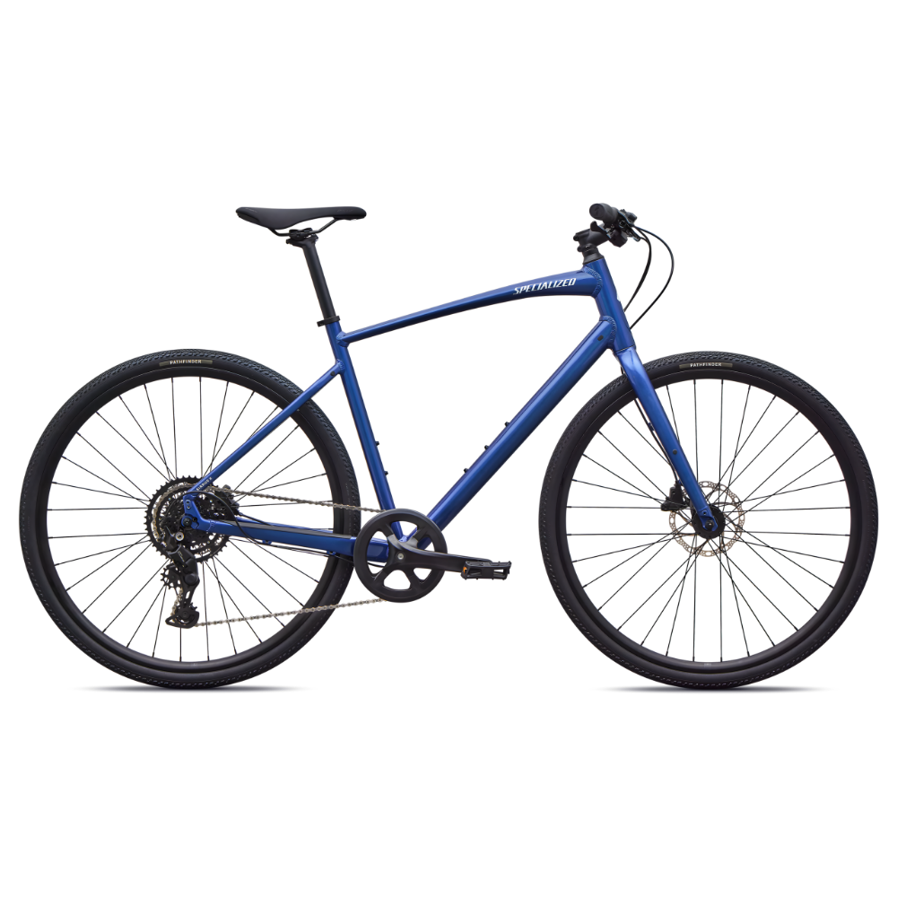 Specialized Sirrus X 2.0 - Gloss Pacific Blue / Metallic White Silver - M - Cykel