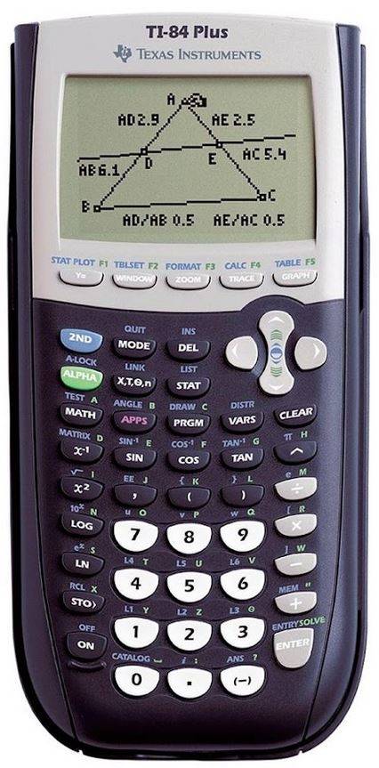Texas TI-84 Plus Grafregner.