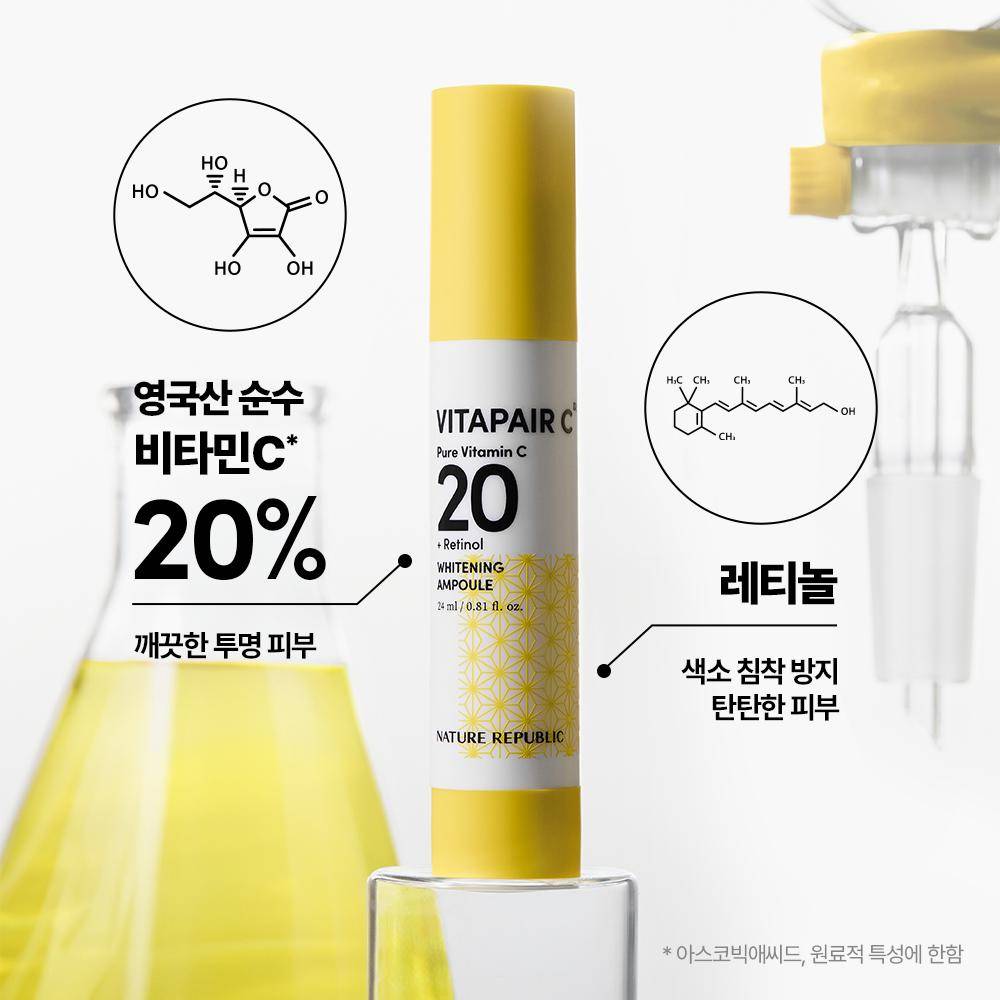 Nature Republic Vitapair C Ren C-vitamin 20 Uppljusande Ampull (15 ml)