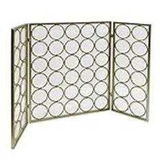 Fireplace Screen Guard, Sturdy Fireplace Screen Metal Mesh Screen Curtain, Fantastic Fire Guard Security Safety Panel Guard Cover for Marble Fireplace