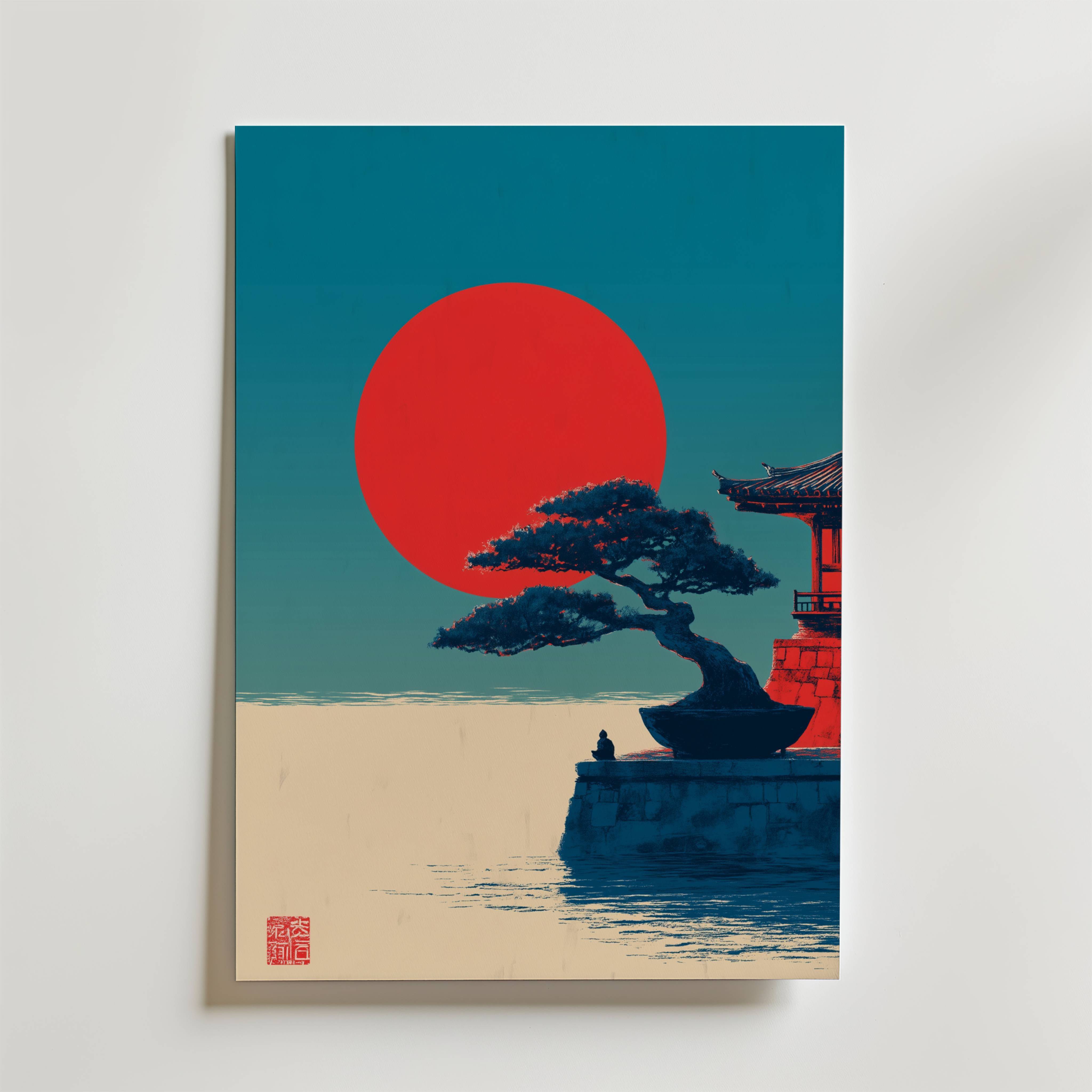 Japanese Zen Poster - Premium Canvas 70x100 cm