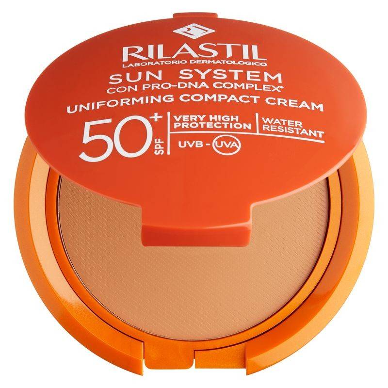 Rilastil Sun System Crema compatto Uniformante Spf50+ Tonalità 03 Bronzo 10g