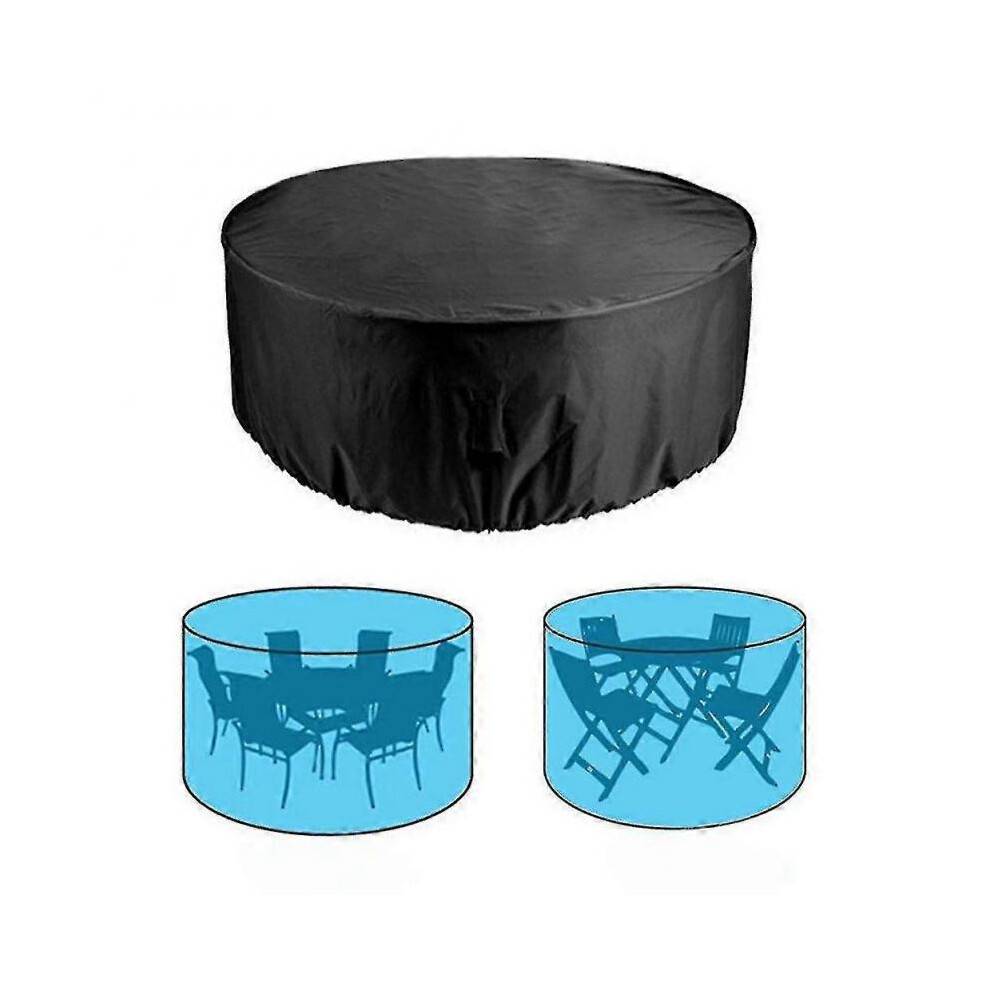 (227*100cm) Patio Furniture Covers Waterproof Outdoor Round Table Cover Anti-fading