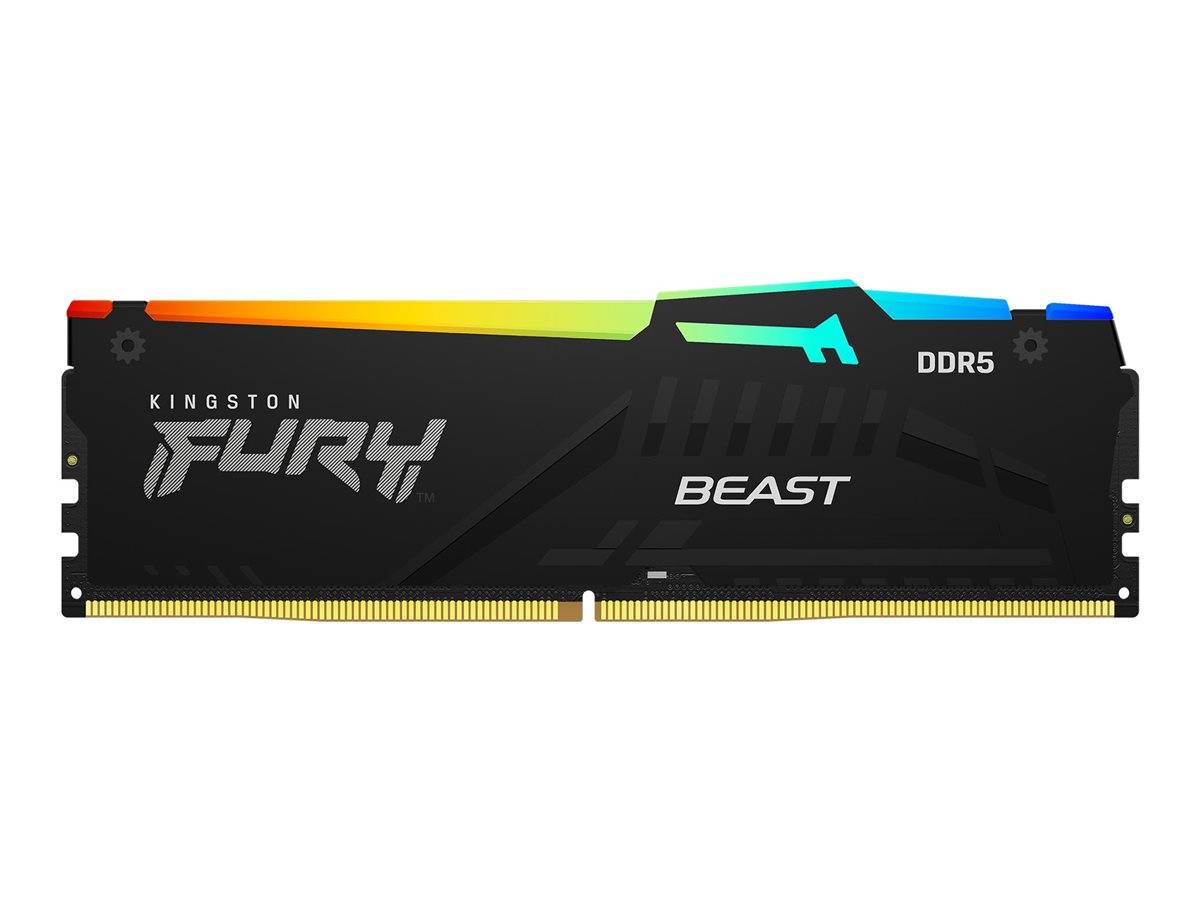 Kingston FURY Beast DDR5 SDRAM 16GB 6000MHz CL36 On-die ECC DIMM 288-PIN --> På fjernlager, levevering hos dig 07-08-2026