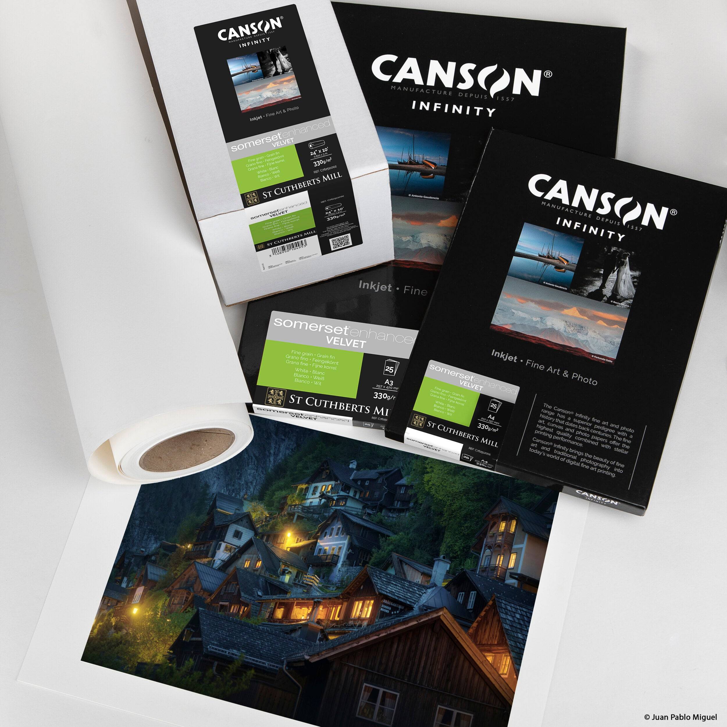 Canson, Somerset ENHANCED VELVET, 330 g - A3, 25 ark