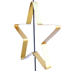 Snoren - Nordic By Hand - Stjerne outline guld small
