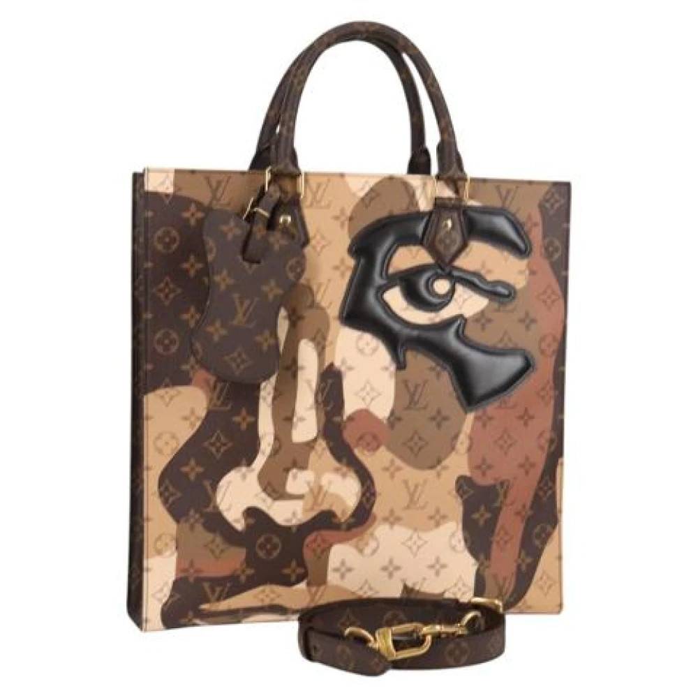 Louis Vuitton Vintage Pre-owned canvas tasker - Vintage - Dame - Flerfarvet - ONE SIZE - Uld