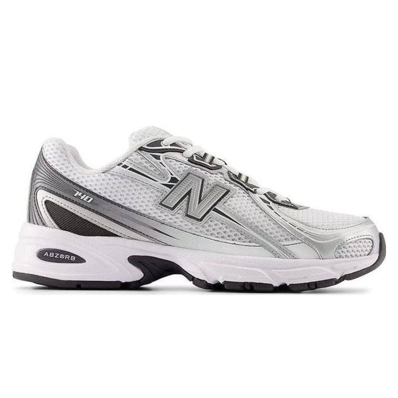 New Balance 740 White Metallic Silver Black - 39.5 / Standard