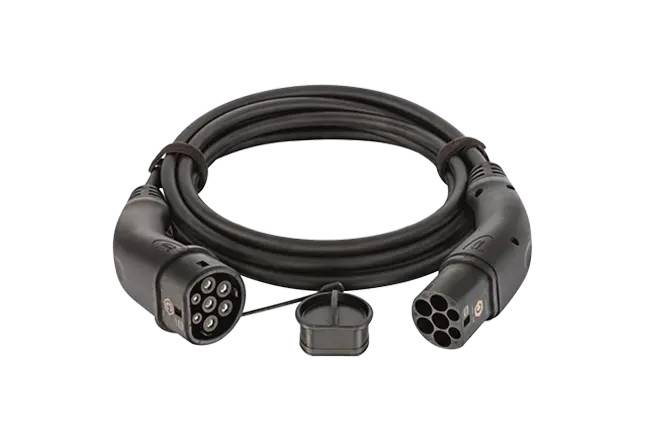 Laddkabel Rak (typ 2), 22kW (32A) 10m