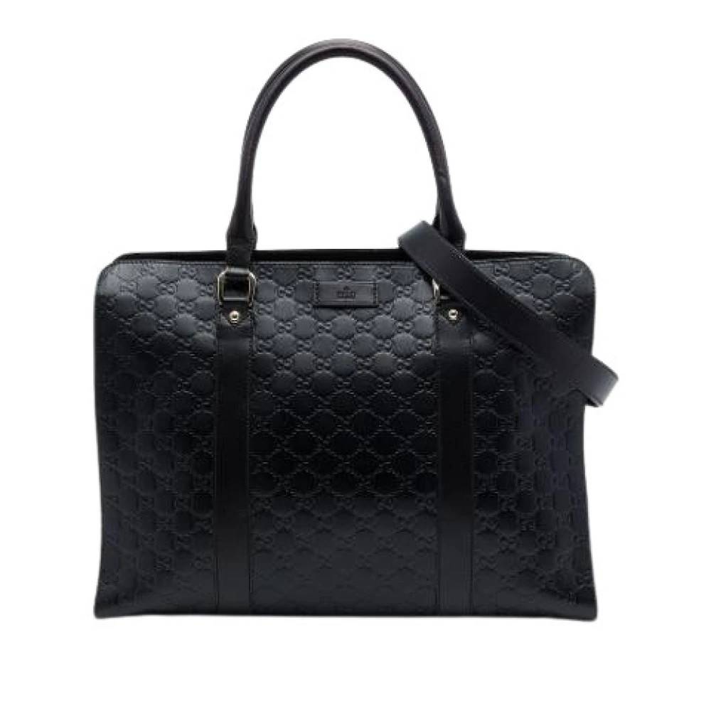 Gucci Vintage Pre-owned Briefcase - Vintage - Dame - Sort - ONE SIZE - Uld