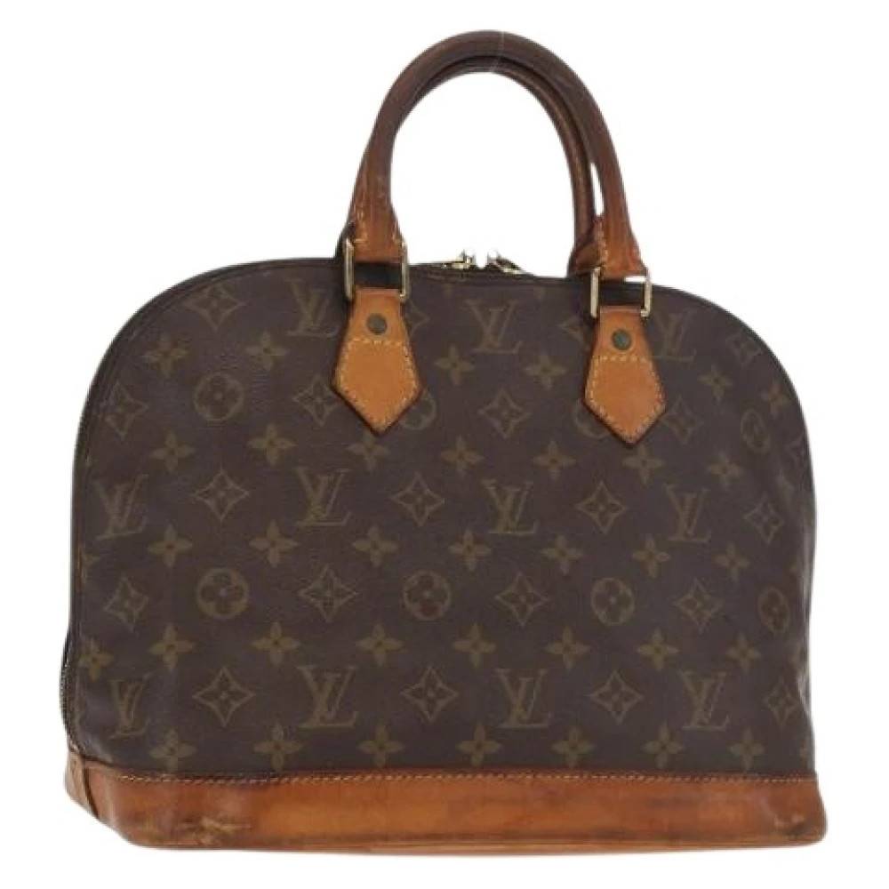 Louis Vuitton Vintage Pre-owned Canvas Håndtaske - Vintage - Dame - Brun - ONE SIZE -