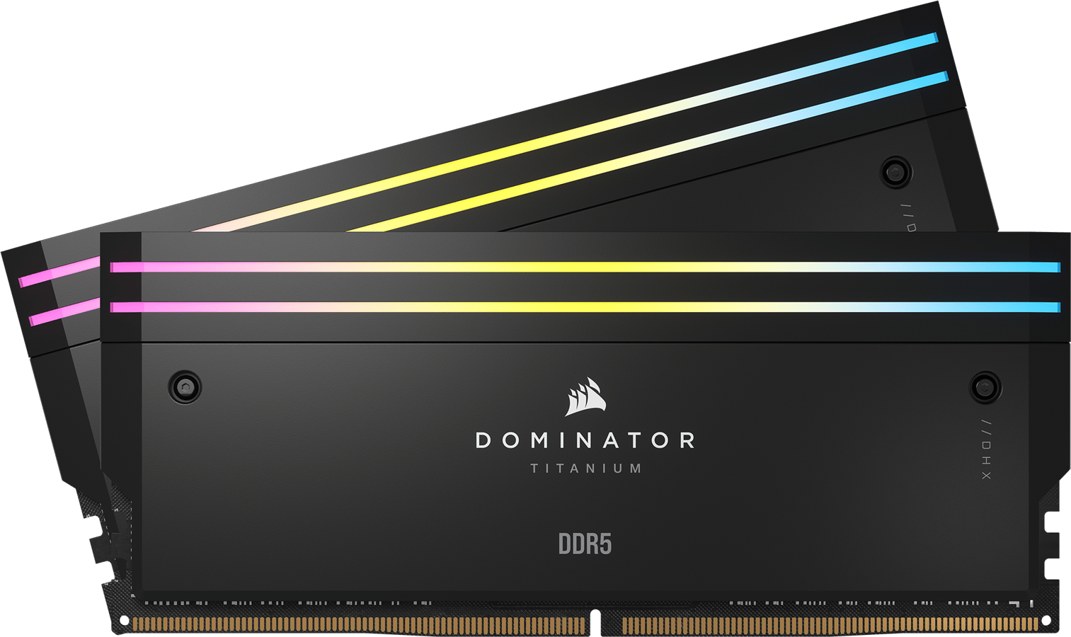 Corsair 96GB (2x48GB) DDR5 6400MHz CL32 Dominator Titanium RGB Svart