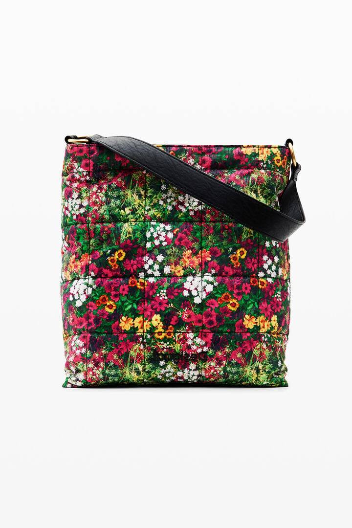 Large floral bucket bag