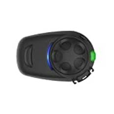 Sena SMH5 Multicom Bluetooth-Kommunikationssystem für Motorräder und Roller mit Schnellmontage-Helmklemmeinheit