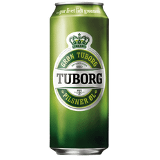 Grøn Tuborg 24 x 50 cl Dåse