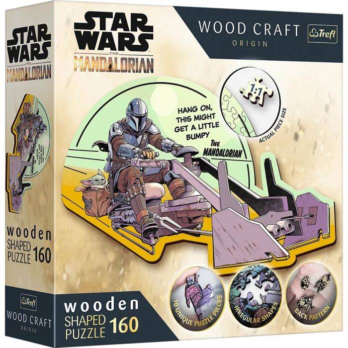 Star WarsÂ® Mandalorian Træpuslespil 160 Brikker