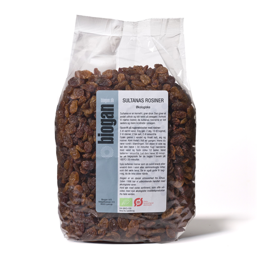 *ROSINER sultanas 500g ØKO