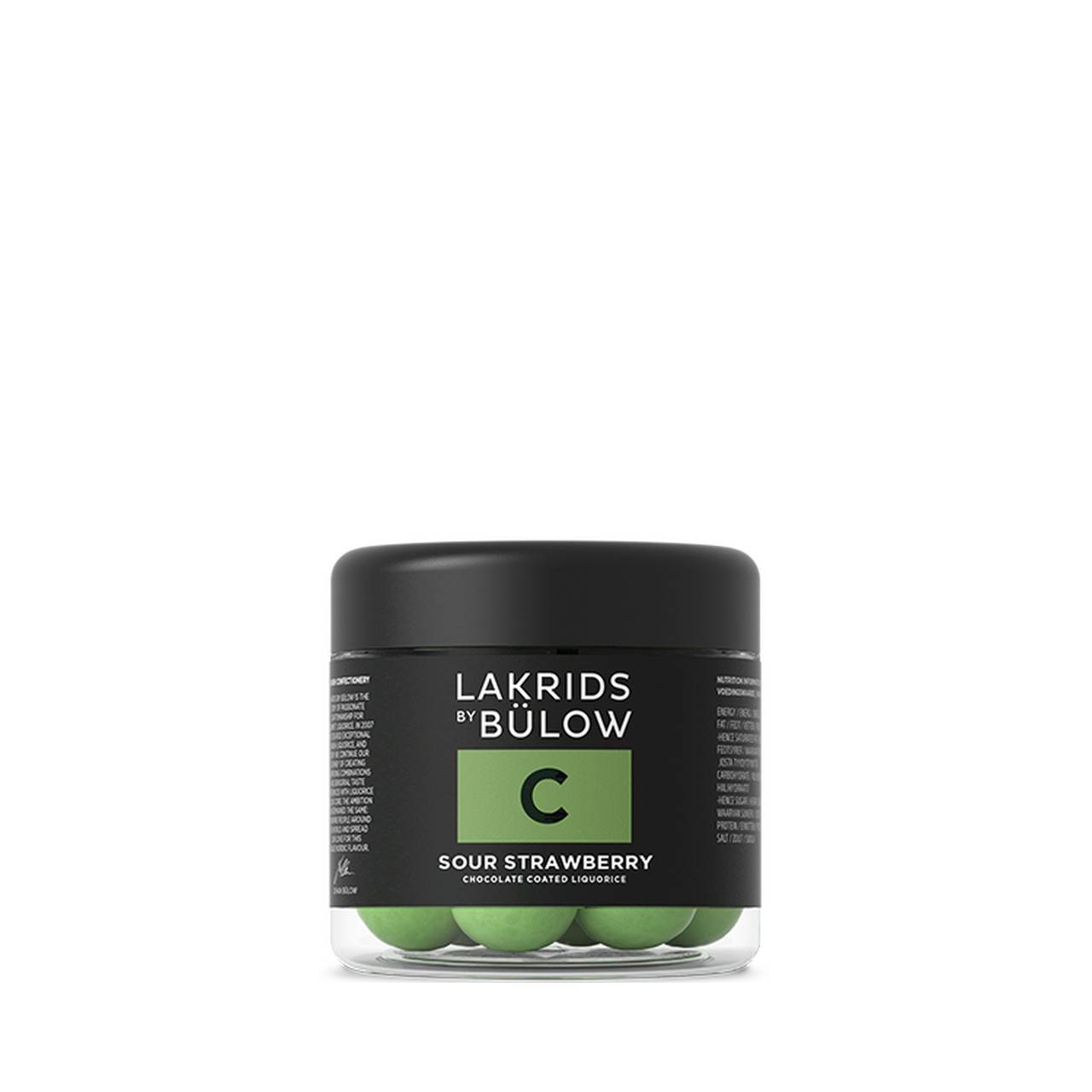 C – SOUR STRAWBERRY – SMALL 115g. Lakrids By Bülow