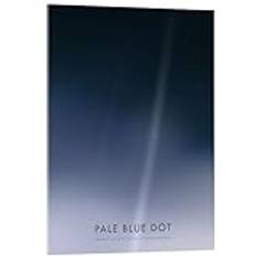 Pale Blue Dot Akrylglastavla av NASA 60 x 80 cm Blå Tavlor Väggdekoration