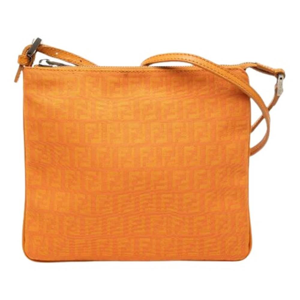 Fendi Vintage - Pre-owned Canvas Crossbody Bag Vintage - Dam - ONE Size - Läder