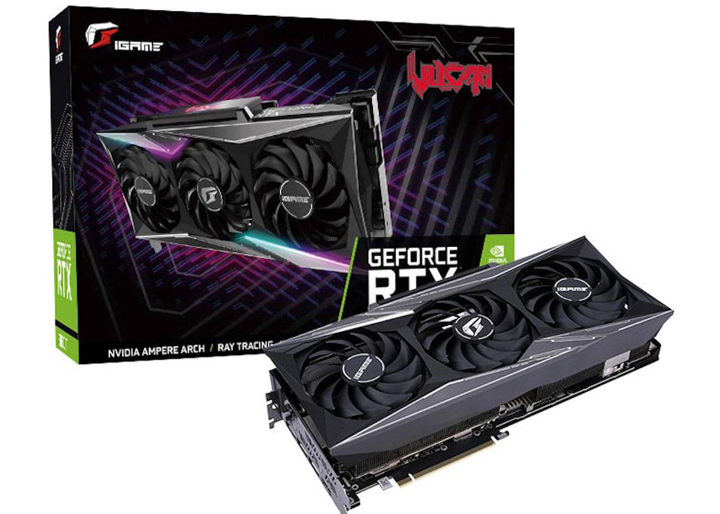 NVIDIA COLORFUL iGame GeForce RTX 3080 Ti Vulcan OC-V 12G Graphics Card - One Size (One Size)