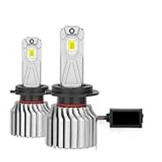 H7 LED Canbus bilstrålkastare 40000Lux 160W H4 H11 H8 H9 9012 Hir2 HB3 9005 HB4 9006 12V 24V EMC LED 6500K Kompatibel med bildimljus(12V 24V_H11)