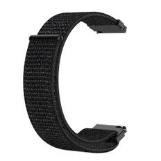 Garmin/Huawei/Xiaomi /Ticwatch/Withings/Fossil etc. Klockarmband i nylon - Svart