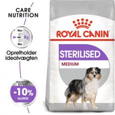 2x12kg Medium Adult Sterilised Care Royal Canin hundefoder