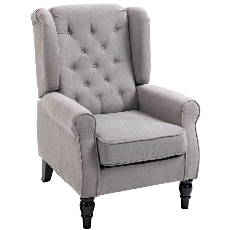 Elegant fåtölj grå