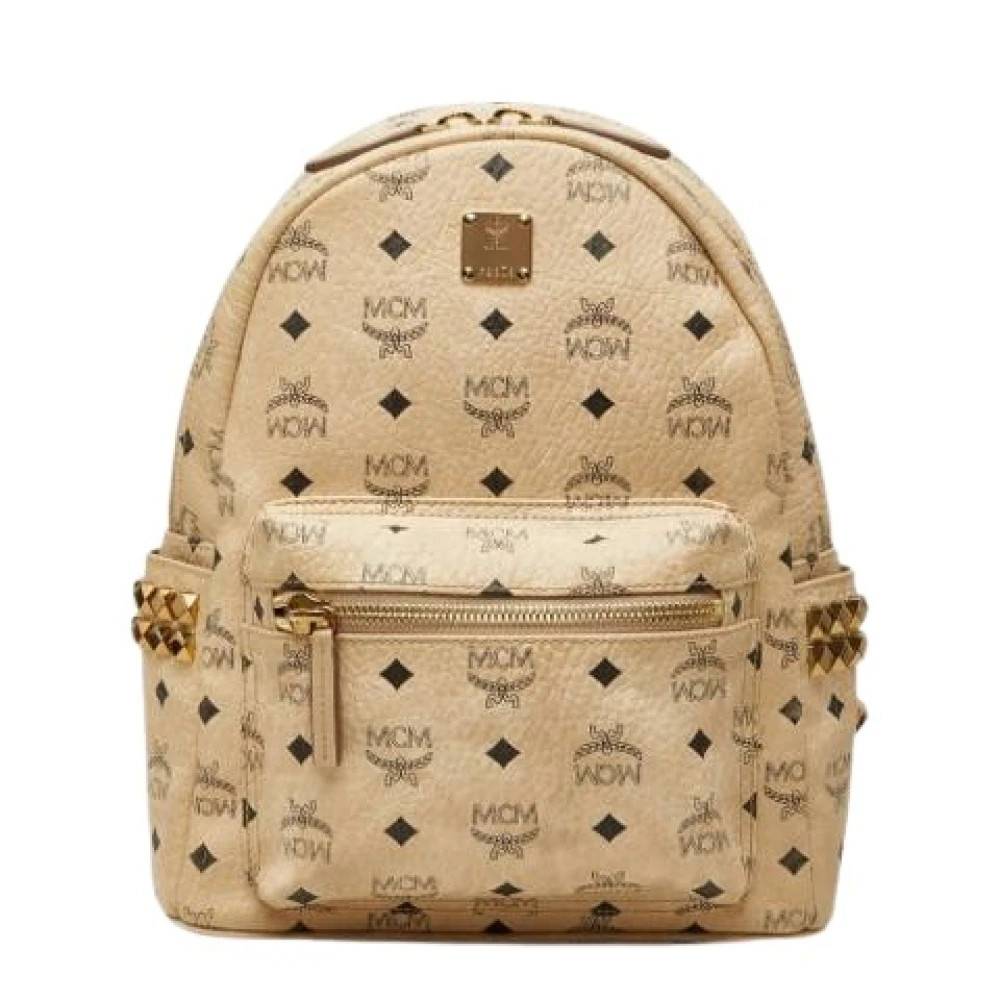 MCM Pre-owned Pre-owned Backpack - Vintage - Dame - Beige - ONE SIZE -