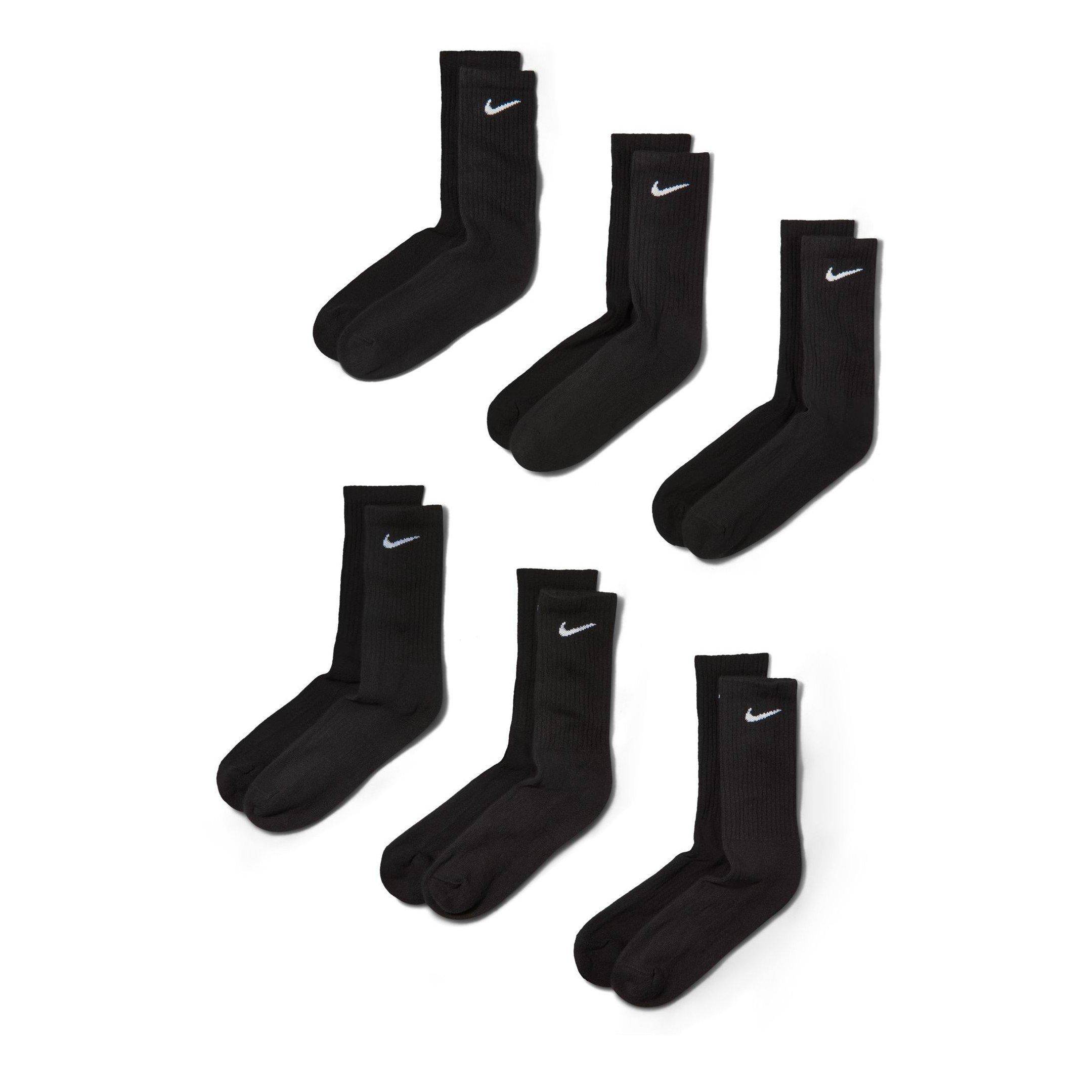 Nike 6-Pack Everyday Cushioned Training Crew Socks