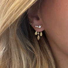 Single sparkling five dots ørering