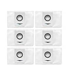 Kompatibel med Ecovacs T20 OMNI/T20/T20 Max/T20 Pro Tillbehör Huvudsideborste Moppduk HEPA-filter dammpåse, reservdelar(6PCS)