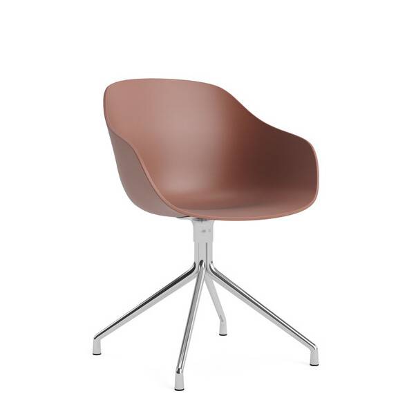 HAY AAC 220 About A Chair Poleret aluminium - Soft brick