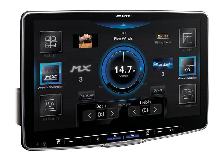 Autoradio 11'' Touch skærm - Alpine ILX-F115D Halo 11 - Apple Carplay & Android Auto
