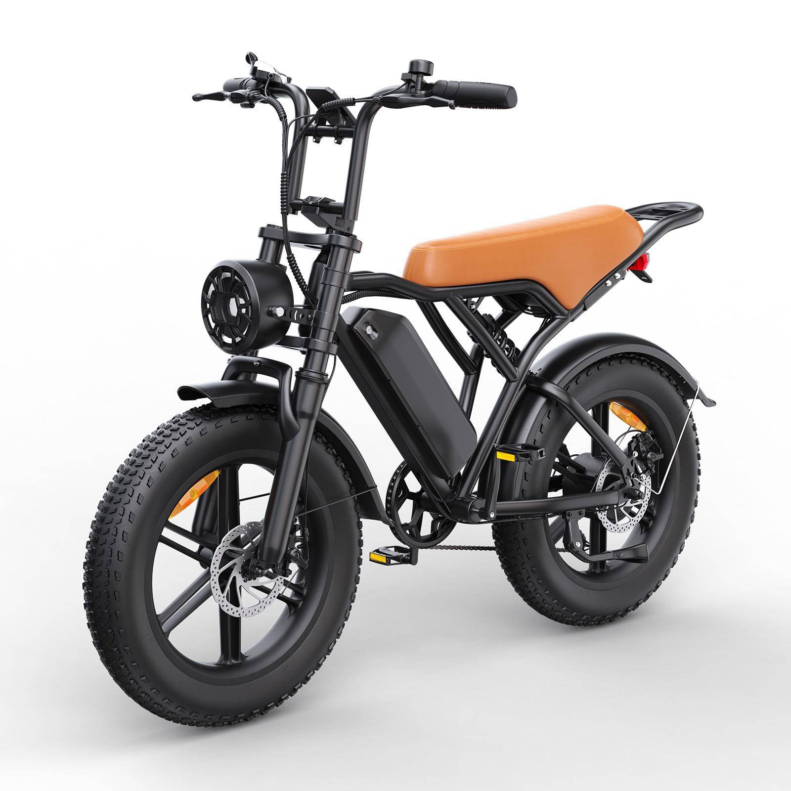 Toofly G20 Vuxen Elcykel 500W Motor 48V15.6AH Batteri Maxlast 150KG Kraftig E-cykel Lämplig för Bergskörning och Daglig Utomhuspendling svart