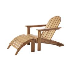 Cinas - Adirondack Däckstol med Fotpall Teak - ["gid://shopify/Metaobject/311986192757"]
