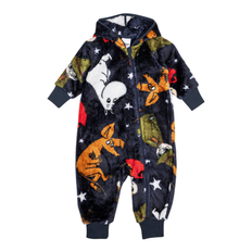 Mumin Glimmer overall baby mblå: 80