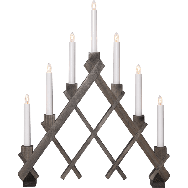 Star Trading - Rut - Adventsljusstake - Brun