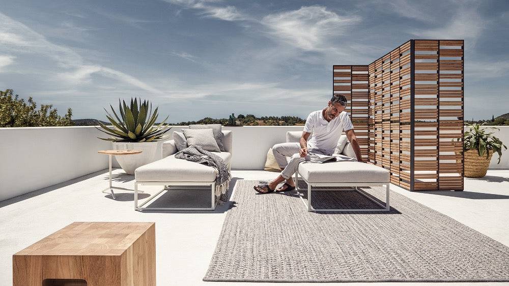 Maya lounge serie - Left right end unit 161x86 / Ravel dune