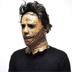 Texas Chainsaw Massacre Leatherface Masker i Latex - Skräckfilm Halloween Cosplay Kostymfest Evenemang Rekvisita Leksaker Karneval Mask