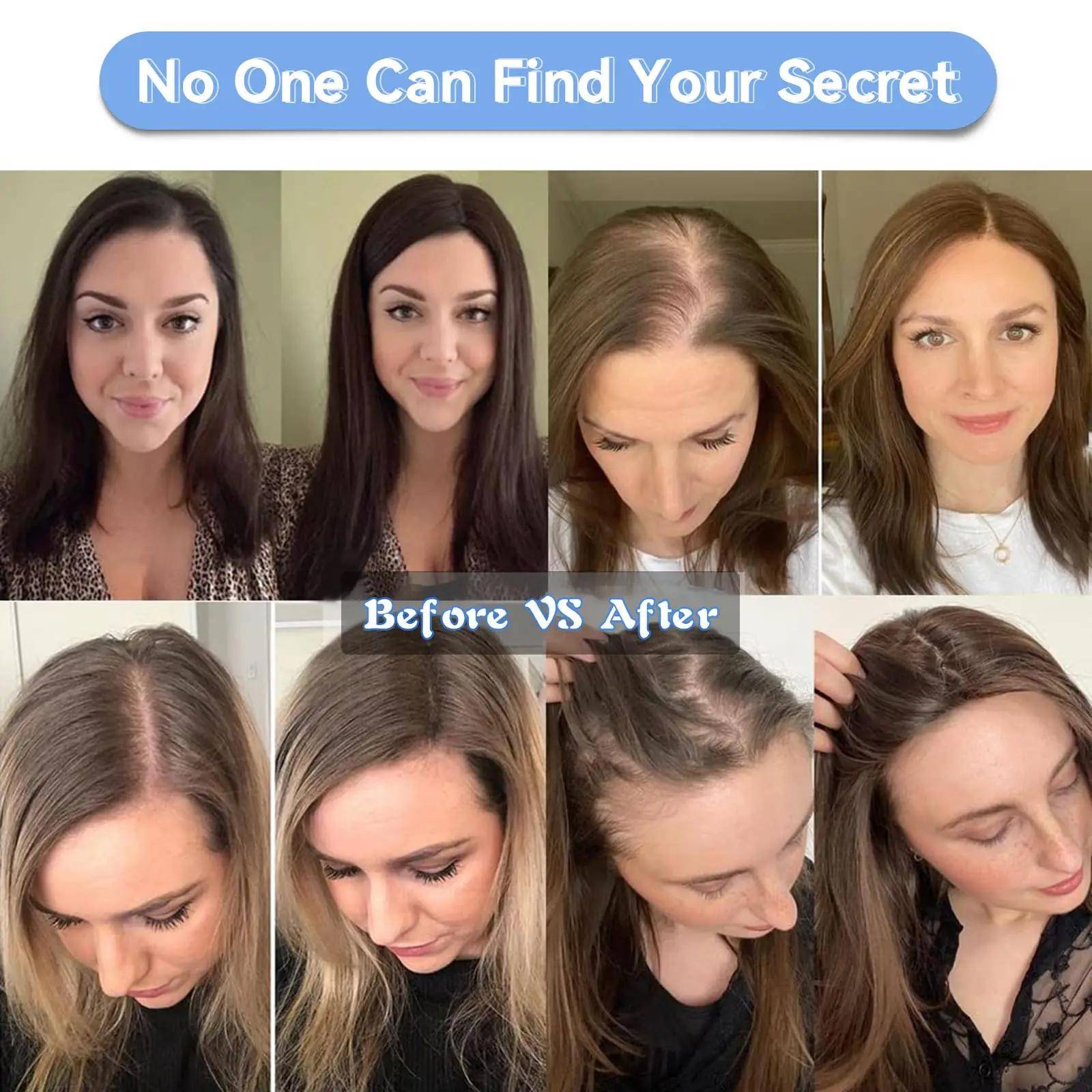 HARICUBE 100% Remy Human Hair Toppers Silk Base Clip Pieces Brun Ombre Grå Ask Vita Hår Topper i hårförlängning för kvinnor Håravfall