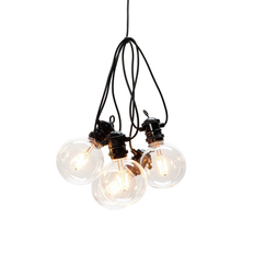 Ljusslinga Ute Tilläggsslinga för 2394, 10 Amber LED Gnosjö Konstsmide